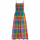 SUGARHILL BRIGHTON Vestidos Vestido Sugarhill Denali MIDI Multi Summer Rainbow Check