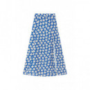 Falda THINKING MU Azul Butterfly Tora