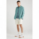 Pantalones Pantalón Corto FARAH con Cordón Redwald Waffle Ecru