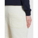Pantalones Pantalón Corto FARAH con Cordón Redwald Waffle Ecru