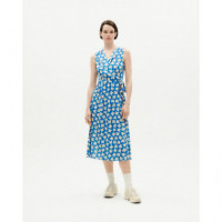 Vestidos Vestido THINKING MU Azul Small Butterfly Amapola
