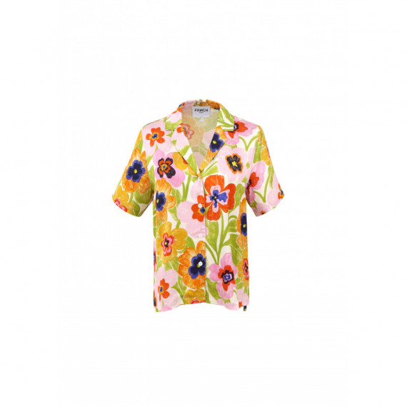 Blusas y Camisas Camisa FRNCH Chelly Spicy Garden Creme