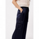 Pantalones FRNCH Nouma Navy Blue