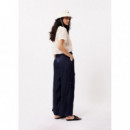 Pantalones FRNCH Nouma Navy Blue