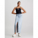 Monologo Strappy Tank Top Ck Black  CALVIN KLEIN