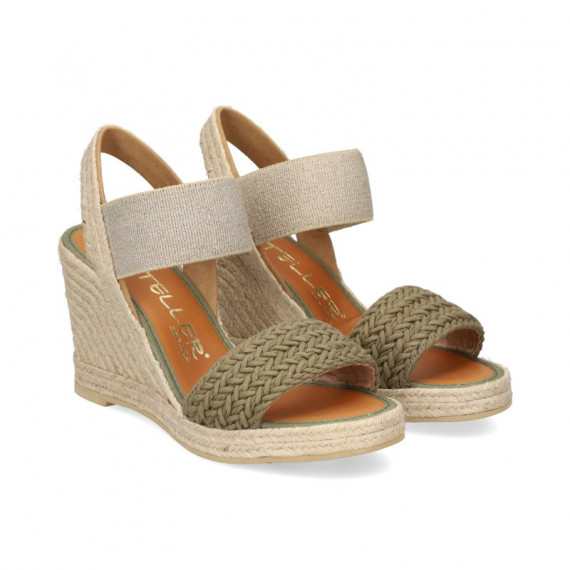 2 Tiras Trenza Kaki  CASTELLER