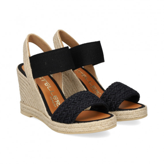 2 Tiras Trenza Negro  CASTELLER