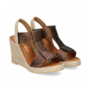 Sandalia Bebe Elastico Bronce  CASTELLER