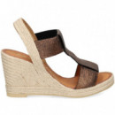 Sandalia Bebe Elastico Bronce  CASTELLER