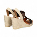 Sandalia Bebe Elastico Bronce  CASTELLER