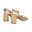 Sandalia Gilda Rafia Beige  STEVE MADDEN