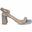 Sandalia Gilda Cristal Plata  STEVE MADDEN