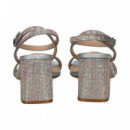 Sandalia Gilda Cristal Plata  STEVE MADDEN