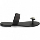 Esclava Circulo Strass Negro  NICOLAS LAINAS