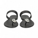 Esclava Circulo Strass Negro  NICOLAS LAINAS