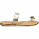 Esclava Circulo Strass Oro  NICOLAS LAINAS