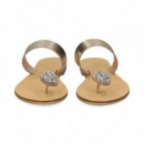 Esclava Circulo Strass Oro  NICOLAS LAINAS