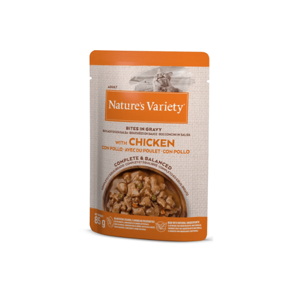 Natures Variety Gato Adulto Original Pavo y Atun Pouch 4X85 Gr  NATURE'S VARIETY