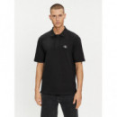 Texture Polo Ck Black  CALVIN KLEIN