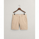 Pantalones Cortos Desteñidos Slim Fit de GANT