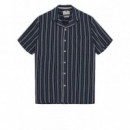 Camisas Camisa ANERKJENDT Akleo Dobby