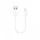 ACCETEL Cable Datos  Lightning/M a Usb A/M 30Cms CU303 Blanco