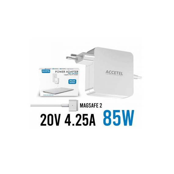 ACCETEL Cargador Portatil Apple 20V 4.25A 85W PCA-122