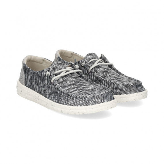 Talon Gris Wallabee Gris Oscuro  HEY DUDE
