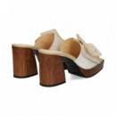 Pala Cuadro Nacar Piel Multi Beige  NOA HARMON