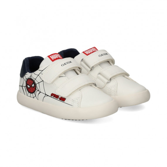 Deportivo 2 Velcros Spider-man Blanco  GEOX