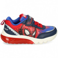 Deportivo Spiderman Azul+rojo  GEOX