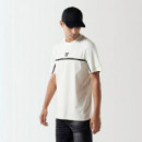 Camiseta 11º Colour Block Taped Beige