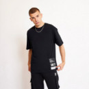 Camiseta 11º Varsity Graphic Negro