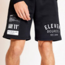 Pantalón 11º Varsity Graphic Negro
