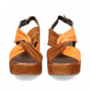 Enlazada ante Naranja+cuero  PLUMERS