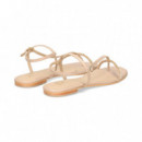 Esclava Tira Diagonal Strass Rosa  MIUXA