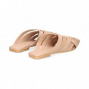 Mule Trenzado Piel Beige  MIUXA