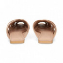 Mule Trenzado Piel Beige  MIUXA