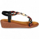 Trenzada Textil Negro+multicolor  EXE