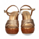 Carmelira Cruzada Trenzada Bronce  PONS QUINTANA