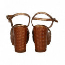 Carmelira Cruzada Trenzada Bronce  PONS QUINTANA