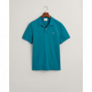 Polo de Piqué Regular Fit Shield de GANT