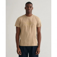 Camiseta Tonal Archive Shield de GANT