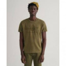 Camiseta Tonal Archive Shield de GANT