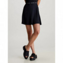 Logo Elastic Skirt Ck Black  CALVIN KLEIN