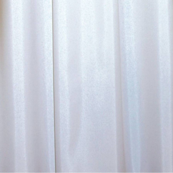 Cortina Poliester 180X200CM Ollaos Unicolor Blanco  LIQUIDACIÓN 1