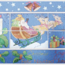 Lamina Decorativa para Vidrio 46 Cm Estatico Noel 3  LIQUIDACIÓN 1