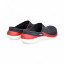 Zueco Malla Rojo+azul  CROCS