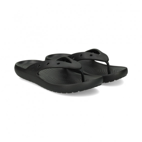 Flip Flop Agujeros Negro  CROCS