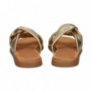 Pala Cruzada Metalizado Platino  UNISA